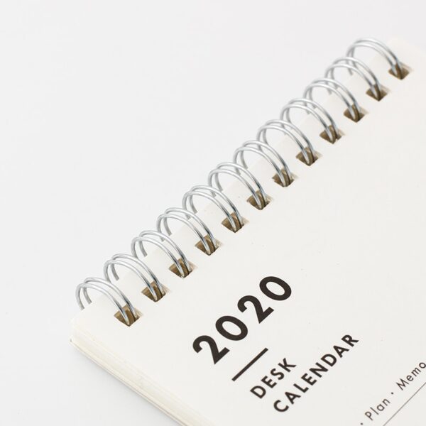 Simple Mini Desk Colorful Calendar 2020 - Image 5