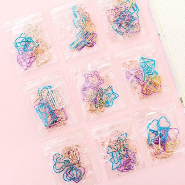 Cute Shapes Mini Paper Clips - Image 2