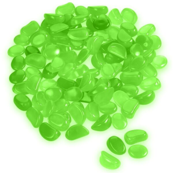 Garden Luminous Glowing Stone Glow In The Dark Pebbles - Image 5