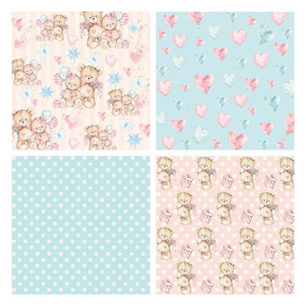 6 Inch DIY Scrapbooking Craft Art Background Paper - Image 4