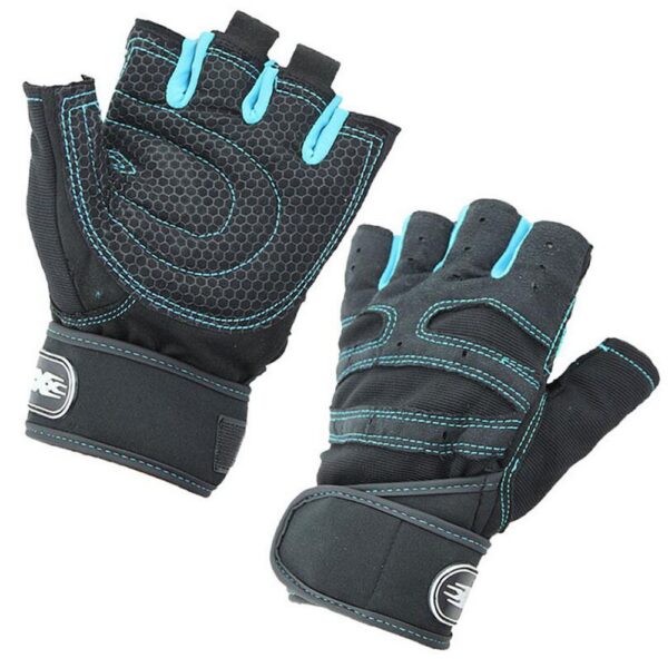 Men's Half Finger Fitness Gloves with Silicone Pads - Image 5