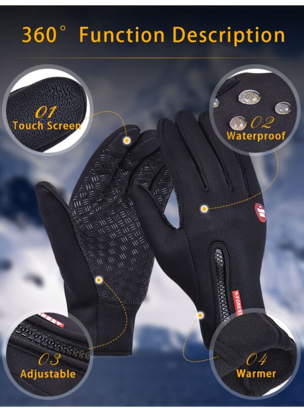 Women's Windproof Touch Screen Gloves - Image 7