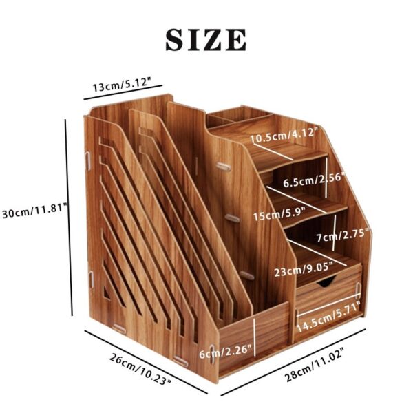 Files Organizer Book Holder Shelf Rack - Image 4