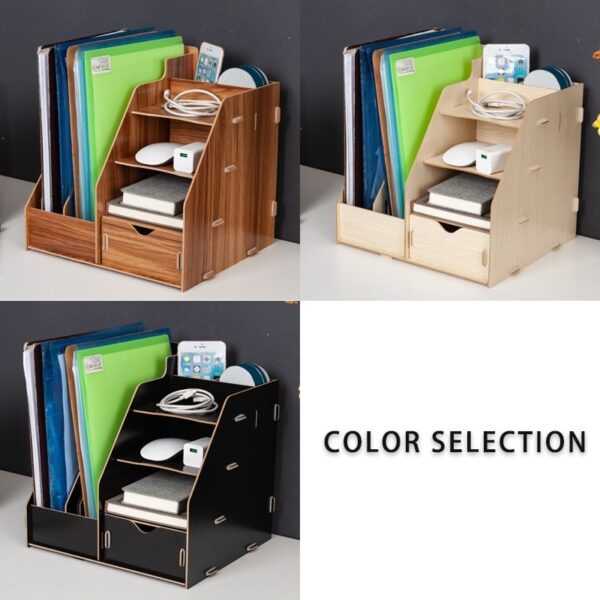 Files Organizer Book Holder Shelf Rack - Image 6