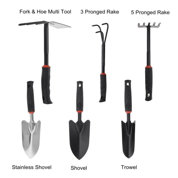 Durable Steel Hand Weeding Fork Transplanting Digging Tool - Image 2