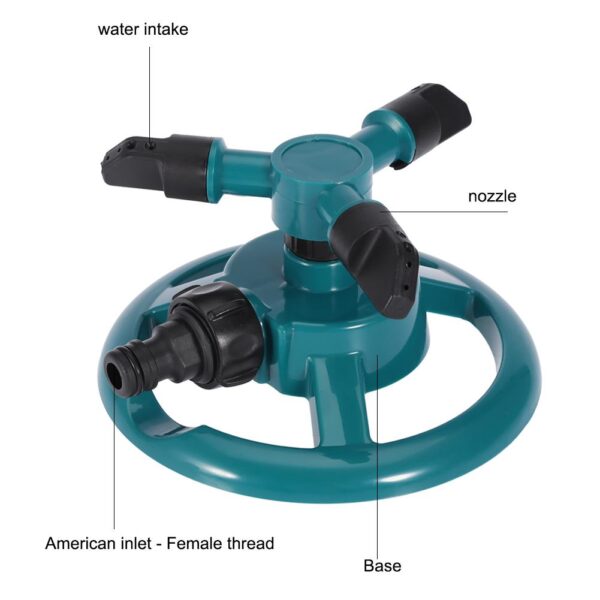 Garden Sprinklers Automatic Watering Rotating Irrigation System - Image 6