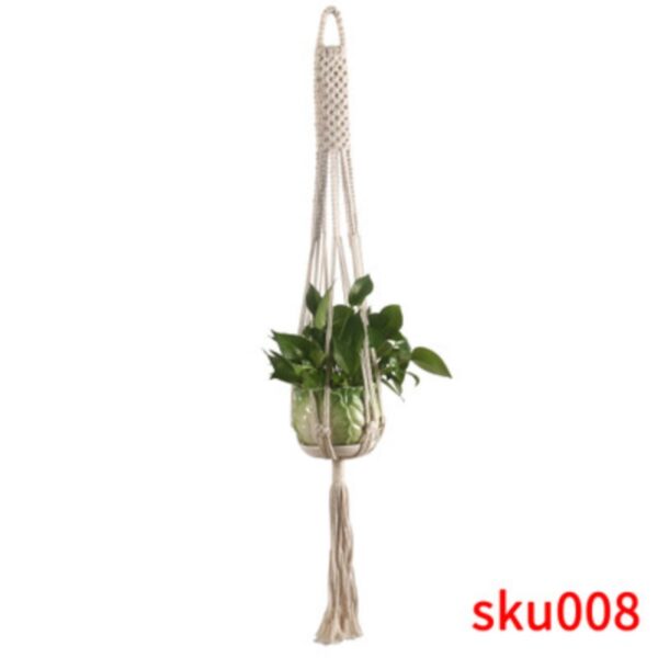 Handmade Macrame Plant Hanger For Wall Decoration - Image 2