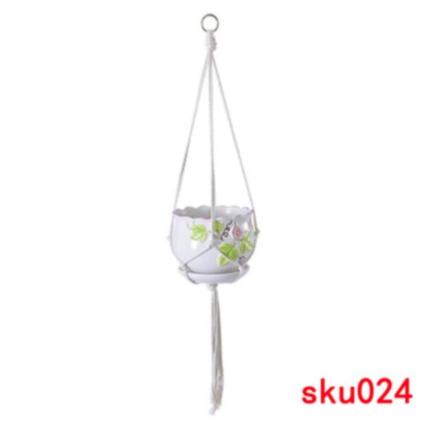 Handmade Macrame Plant Hanger For Wall Decoration - Image 5