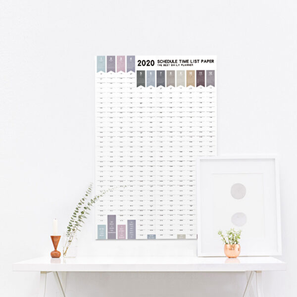 2020 365 days Paper Wall Calendar  Daily Planner - Image 2