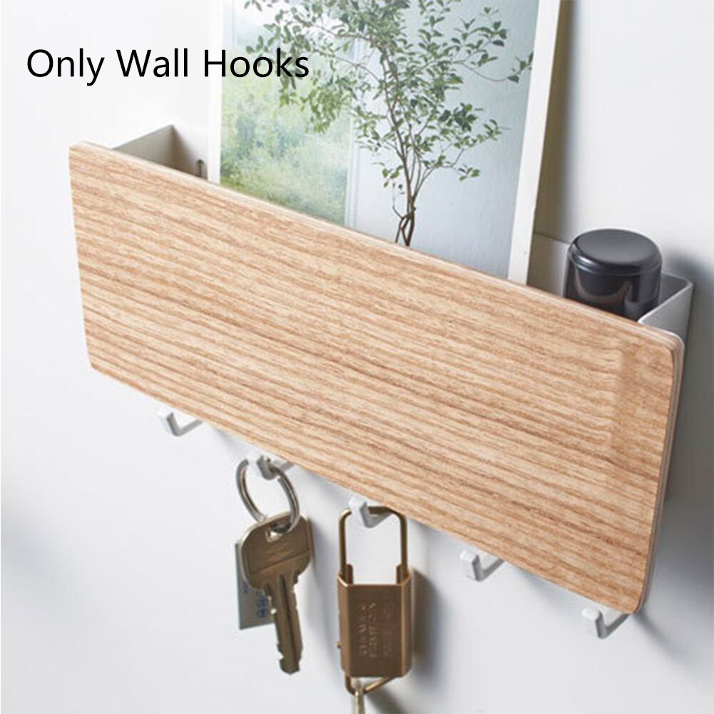 Decorative Simple Small Wall Hooks with Space Saving Storage Rack Holder - Image 5