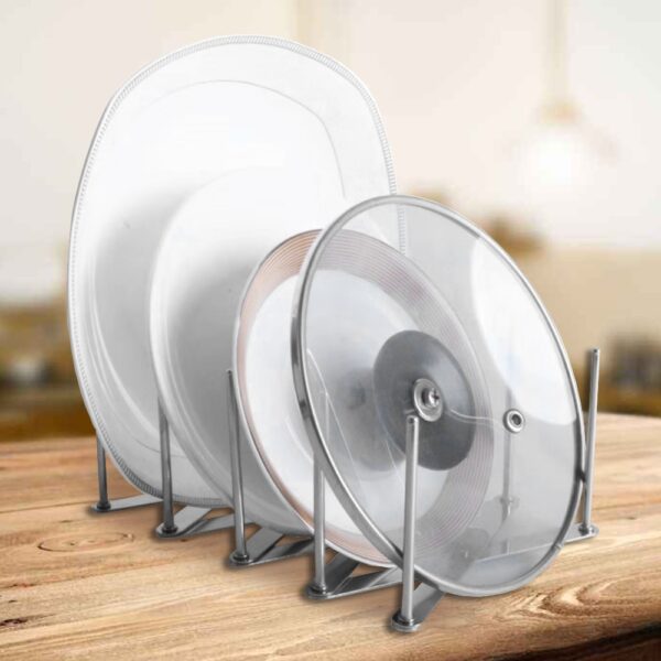 Kitchen Utensil Organizer Stainless Steel Storage Rack - Image 5