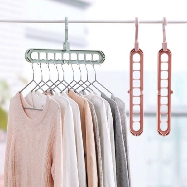 Multi-port  Plastic Clothes Hanger - Image 3