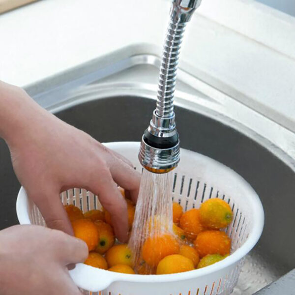 360 Rotatable Bubbler High Pressure Nozzle Filter Tap Adapter - Image 2