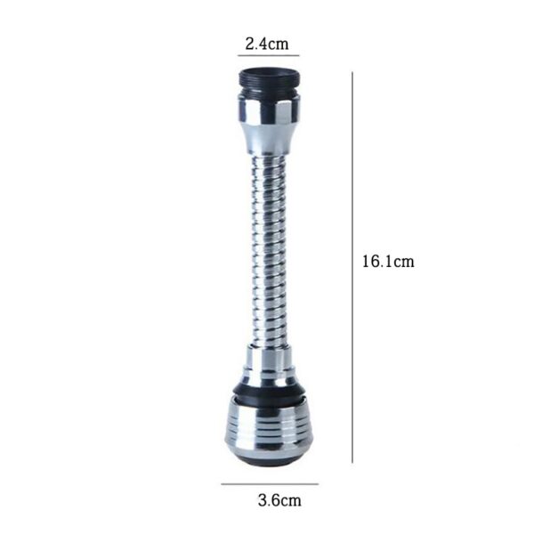 360 Rotatable Bubbler High Pressure Nozzle Filter Tap Adapter - Image 5