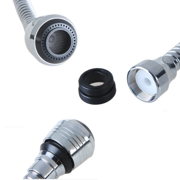 360 Rotatable Bubbler High Pressure Nozzle Filter Tap Adapter - Image 6