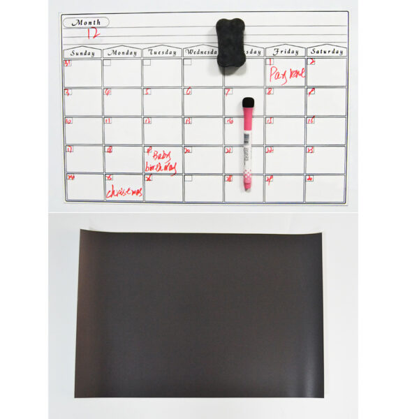 Magnetic Dry Erase Monthly Planner Calendar - Image 3