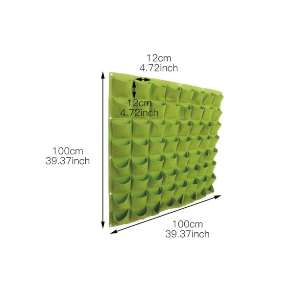Wall Hanging Planting Bags Green Grow Vertical Garden - Image 2