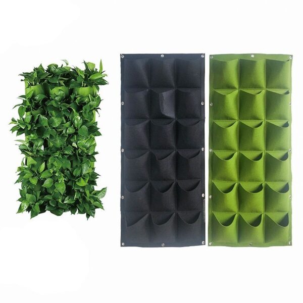 Wall Hanging Planting Bags Green Grow Vertical Garden - Image 5