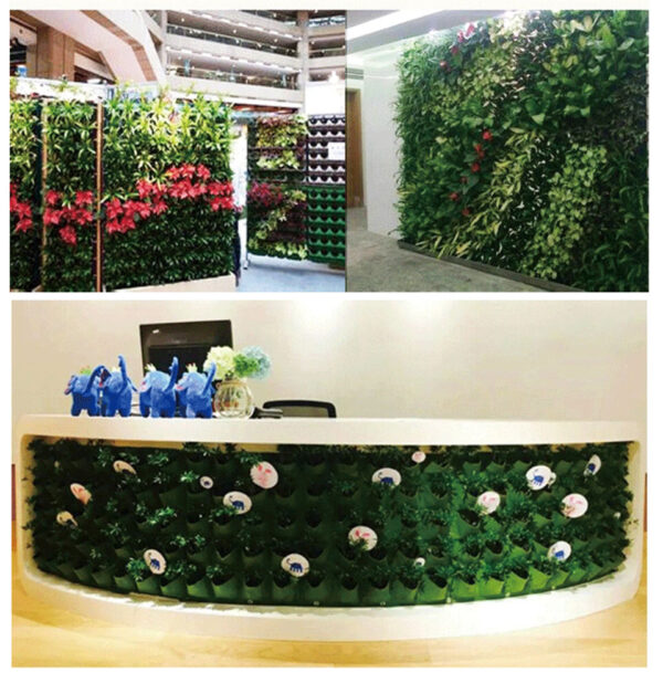 Wall Hanging Planting Bags Green Grow Vertical Garden - Image 6